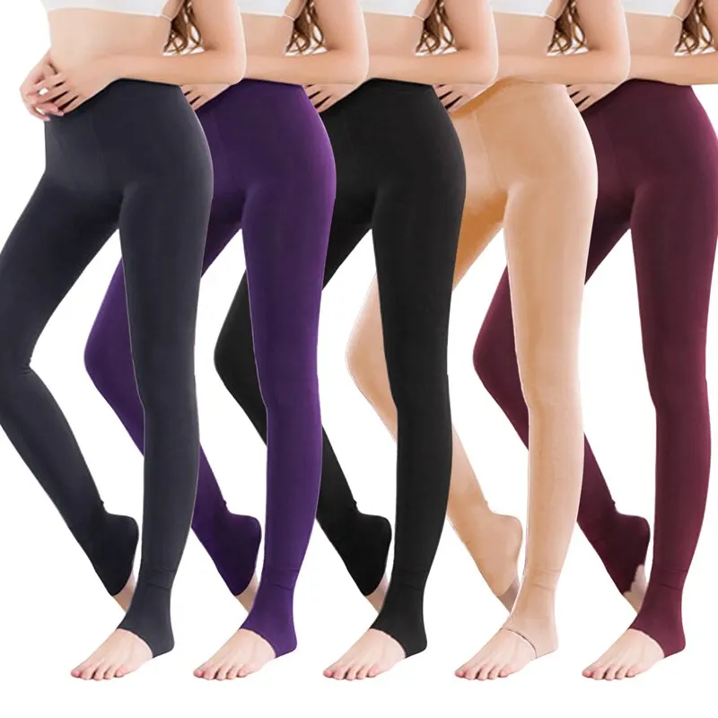 3 Styles Winter Leggings Women's Warm Leggings High Waist Thick Velvet Legging Solid All-match Leggings Women
3 Styles Winter Leggings Women's Warm Leggings High Waist Thick Velvet Legging Solid All-match Leggings Women