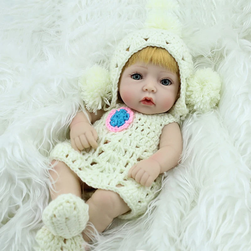 Newborn 28Cm Baby Full Body Silicone Doll Baby Straight Curly Hair Realistic Reborn Toddler Doll Baby Bath Toy For Baby Children
Newborn 28Cm Baby Full Body Silicone Doll Baby Straight Curly Hair Realistic Reborn Toddler Doll Baby Bath Toy For Baby Children