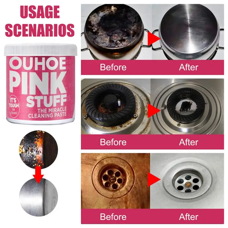 1PC Multi-function Steel Cleaning Cream Cookware Cleaning Paste Washing Pot Bottom Dirt Cleaning Household Kitchen Cleaner 30g
1PC Multi-function Steel Cleaning Cream Cookware Cleaning Paste Washing Pot Bottom Dirt Cleaning Household Kitchen Cleaner 30g