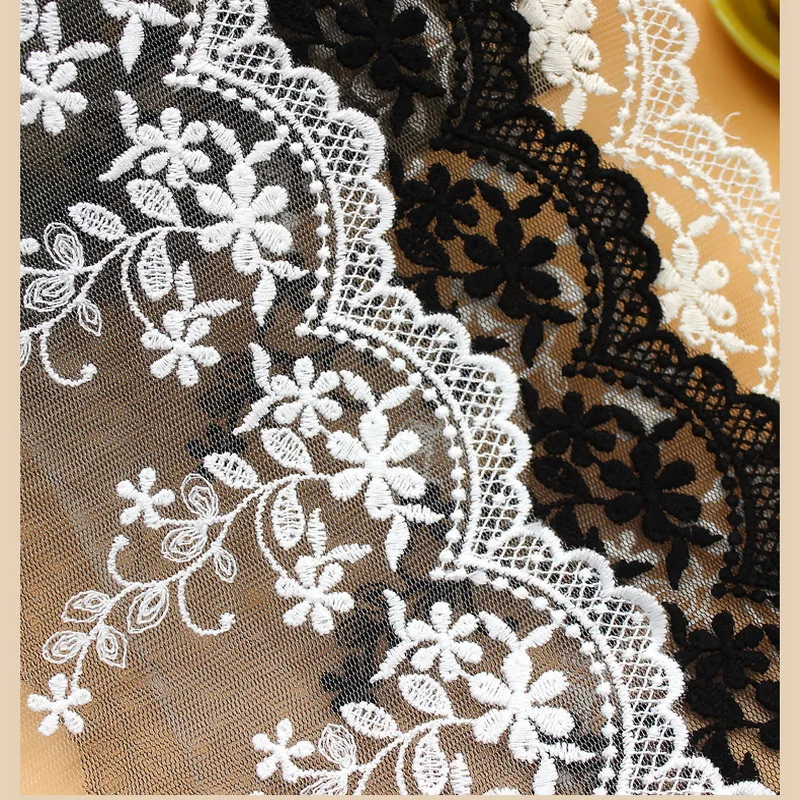 Lace Trimmings For Sewing Supplies Voile Mesh Embroidered Jacquard Tulle Clothing Accessoire Tissu Couture Diy De Costura
Lace Trimmings For Sewing Supplies Voile Mesh Embroidered Jacquard Tulle Clothing Accessoire Tissu Couture Diy De Costura