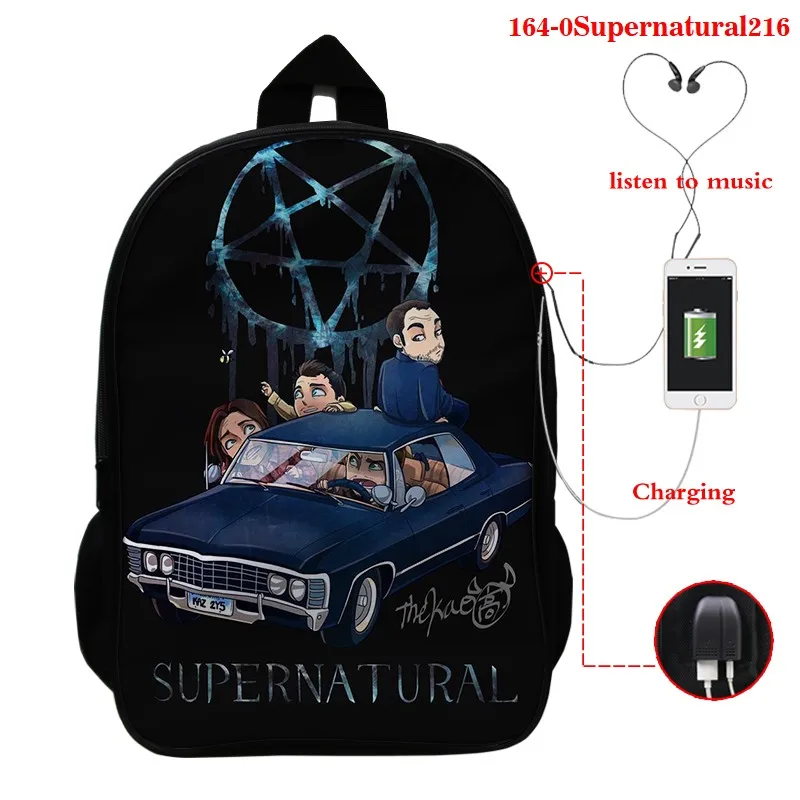 New Arrival Backpack Cool Supernatural Children Backpacks Unisex Canvas Student School Bag Fashion Shoulder Bags Travel Package
New Arrival Backpack Cool Supernatural Children Backpacks Unisex Canvas Student School Bag Fashion Shoulder Bags Travel Package