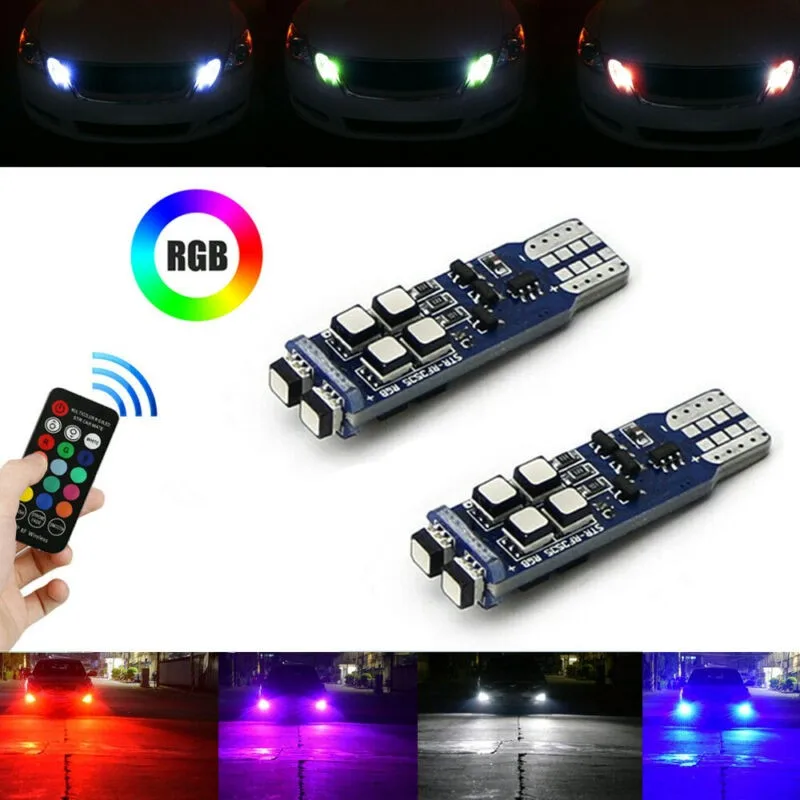 Мульти-Цвет лампы RGB 168 194 T10 светодиодный лампы W/RF пульт дистанционного управления Управление мульти-Цвет для парковочные фары автомобиля
Мульти-Цвет лампы RGB 168 194 T10 светодиодный лампы W/RF пульт дистанционного управления Управление мульти-Цвет для парковочные фары автомобиля