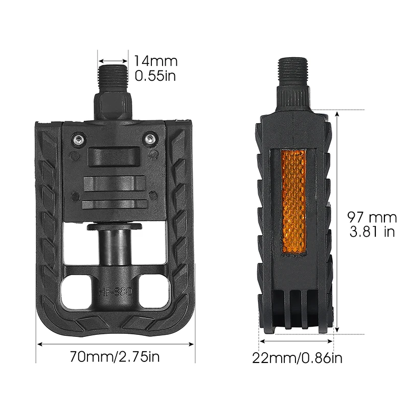 WEST BIKING Foldable Bicycle Pedals MTB Road Mountain Bike Nylon Folding Pedal Universal Non-slip Cycling Accessories Parts
WEST BIKING Foldable Bicycle Pedals MTB Road Mountain Bike Nylon Folding Pedal Universal Non-slip Cycling Accessories Parts