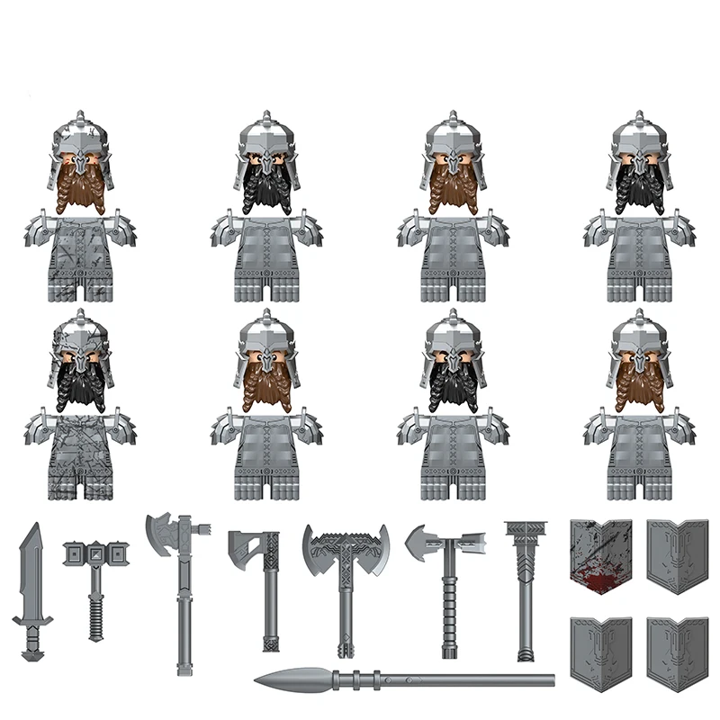 Medieval Military Sets Figures Building Blocks Helmets Soldier Parts Knight Weapons Roman Sword Accessories Toys for Children
Medieval Military Sets Figures Building Blocks Helmets Soldier Parts Knight Weapons Roman Sword Accessories Toys for Children