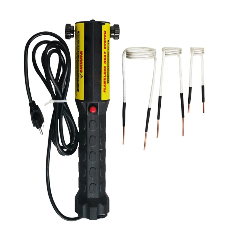 Magnetic Induction Heater Heat Remover Tool Kit Flameless Heat Kit 3 Coils Set 1KW Rusty Screw Bolts Heating Remove
Magnetic Induction Heater Heat Remover Tool Kit Flameless Heat Kit 3 Coils Set 1KW Rusty Screw Bolts Heating Remove
