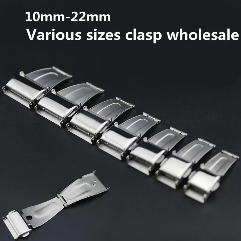 10 12 14 16 18 20 22 mm Wholesale Watches Accessories Watch Buckle Stainless Steel Folding Watch Clasp For Any Watch Band
10 12 14 16 18 20 22 mm Wholesale Watches Accessories Watch Buckle Stainless Steel Folding Watch Clasp For Any Watch Band