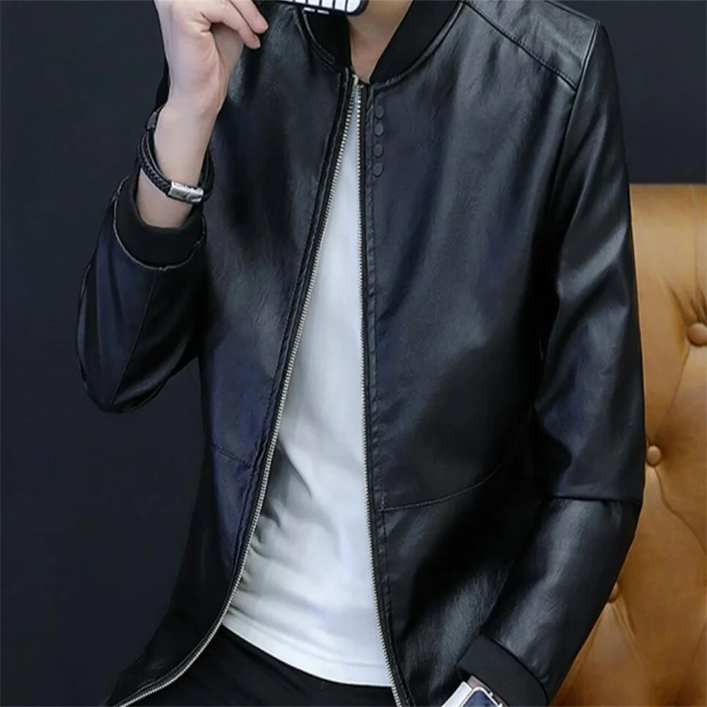 2021 New Men's Jacket Spring And Autumn Leather Jacket Jacket Men's Pu Windproof Foreign Trade Thin Casual Trendy Clothes
2021 New Men's Jacket Spring And Autumn Leather Jacket Jacket Men's Pu Windproof Foreign Trade Thin Casual Trendy Clothes
