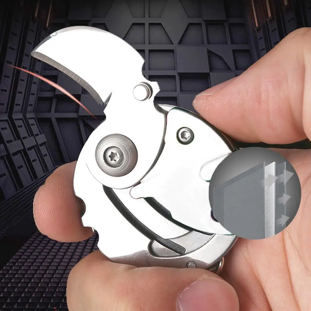 Outdoor Camping Survival Tools Mini Coin Knife Multifunctional Pocket Screwdriver Keychain Opener Stainless Steel Fruit Knife
Outdoor Camping Survival Tools Mini Coin Knife Multifunctional Pocket Screwdriver Keychain Opener Stainless Steel Fruit Knife