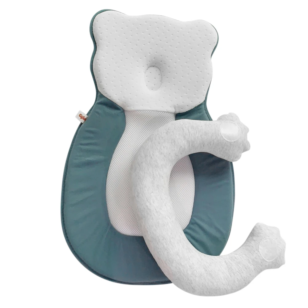 Cartoon Baby Head Shaping Pillow Portable Baby Cribs Anti Roll Memory Foam Sleeping Cushion Household Infants Sleep Care Props
Cartoon Baby Head Shaping Pillow Portable Baby Cribs Anti Roll Memory Foam Sleeping Cushion Household Infants Sleep Care Props