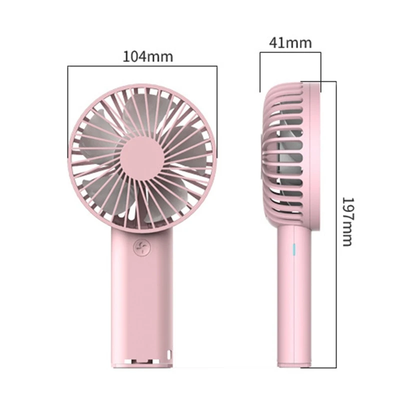 Mini Desk Fan Hand Held Fan 4000 MAh Personal Fan USB Powered Stronger Wind with 3 Settings 6 - 20 Hr Long Battery Life-White
Mini Desk Fan Hand Held Fan 4000 MAh Personal Fan USB Powered Stronger Wind with 3 Settings 6 - 20 Hr Long Battery Life-White