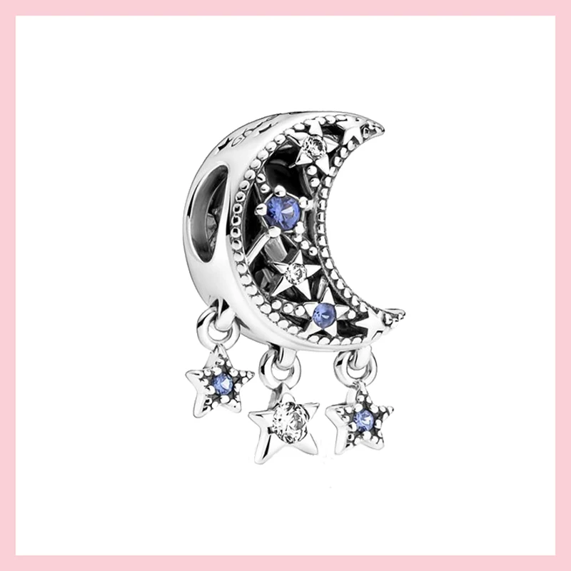 2021 New 925 Sterling Silver Beads Star Crescent Moon Charms Fit Original Pandora Bracelet DIY Jewelry
2021 New 925 Sterling Silver Beads Star Crescent Moon Charms Fit Original Pandora Bracelet DIY Jewelry