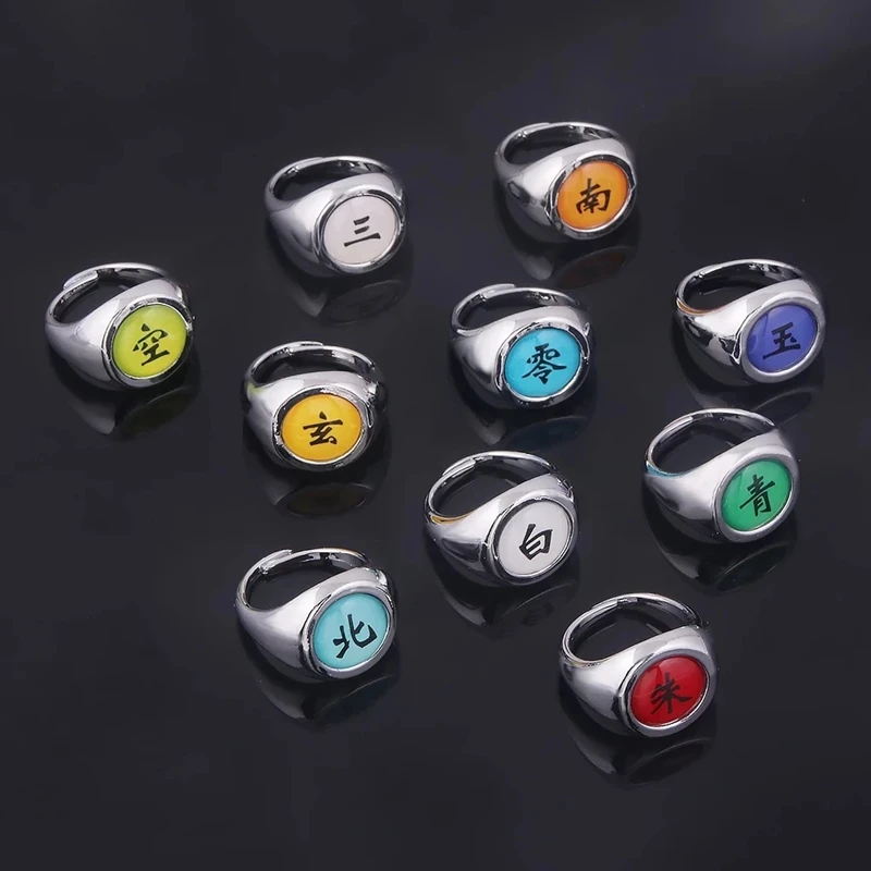 anime Cosplay Men's Women's Ring Set Cartoon Character Uchiha Itachi Ring Naruto Akatsuki Member Ring Best Party Gift Jewelry
anime Cosplay Men's Women's Ring Set Cartoon Character Uchiha Itachi Ring Naruto Akatsuki Member Ring Best Party Gift Jewelry