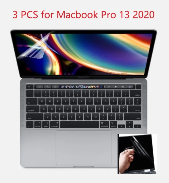 3 шт. Матовая Антибликовая Защитная пленка для экрана macbook Pro 13 2020 A2251 A2159 A2289 дюйма |