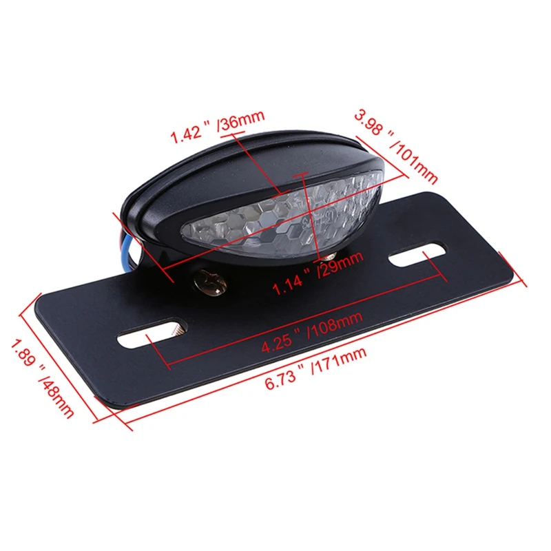 New Motorcycle LED Rear Brake Tail Light Stop License Plate Lights for Motorbikes Truck ATV Trailer Cafe Racer
New Motorcycle LED Rear Brake Tail Light Stop License Plate Lights for Motorbikes Truck ATV Trailer Cafe Racer