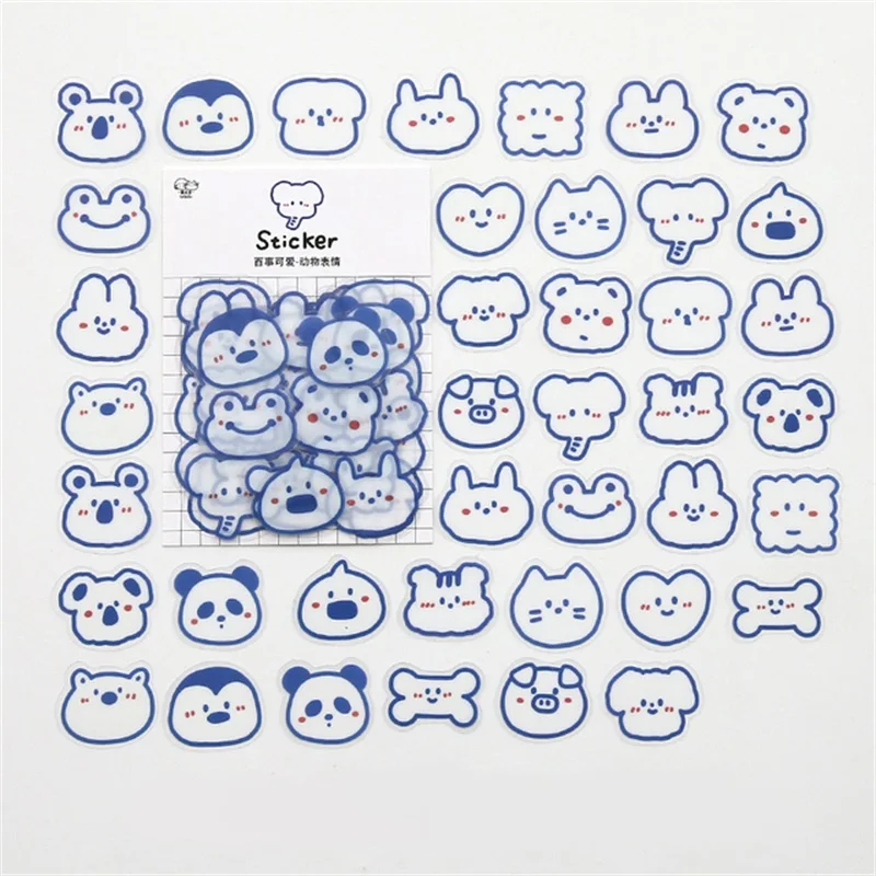 Mohamm PET Sticker Creative Cute Animals Scrapbooking Stationery School Supplies 
Mohamm PET Sticker Creative Cute Animals Scrapbooking Stationery School Supplies