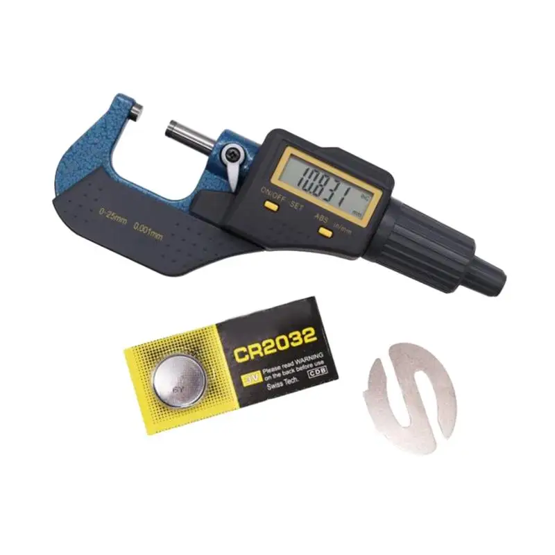 0-25mm 0.001 High Precision Electronic Digital Display Caliper Spiral Micrometer(Blue+Black)
0-25mm 0.001 High Precision Electronic Digital Display Caliper Spiral Micrometer(Blue+Black)