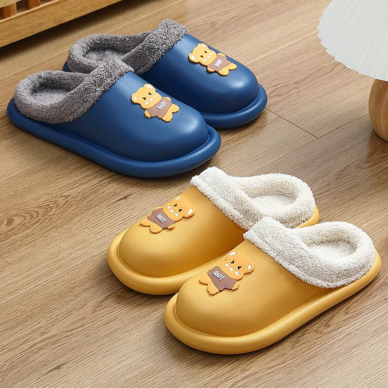 Зимние теплые тапочки унисекс, зимние Нескользящие тапочки, женские плюшевые водонепроницаемые тапочки с мультяшным медведем, домашняя об...
Зимние теплые тапочки унисекс, зимние Нескользящие тапочки, женские плюшевые водонепроницаемые тапочки с мультяшным медведем, домашняя об...