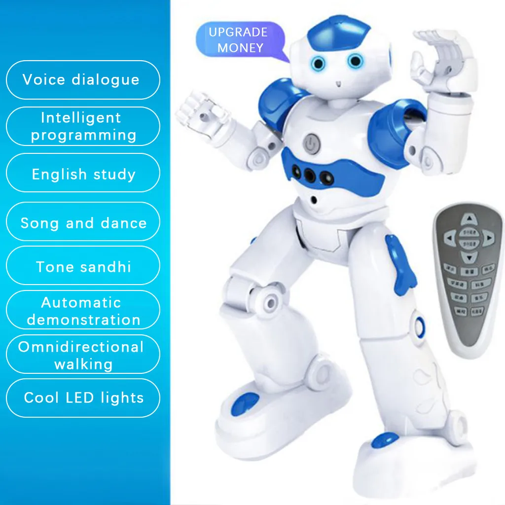 Intelligent Robot, Multifunctional Charging, Children's Toy, Dancing Remote Control Robot Gift For Children
Intelligent Robot, Multifunctional Charging, Children's Toy, Dancing Remote Control Robot Gift For Children