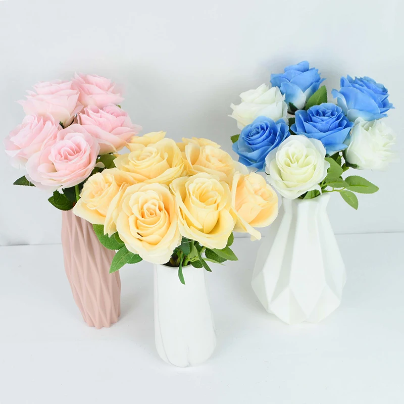 3/5Pcs Artificial Rose Flower Bouquet Fake Flower Arrange Material DIY Birthday Wedding Garden Home Decor Shoot Background Props
3/5Pcs Artificial Rose Flower Bouquet Fake Flower Arrange Material DIY Birthday Wedding Garden Home Decor Shoot Background Props