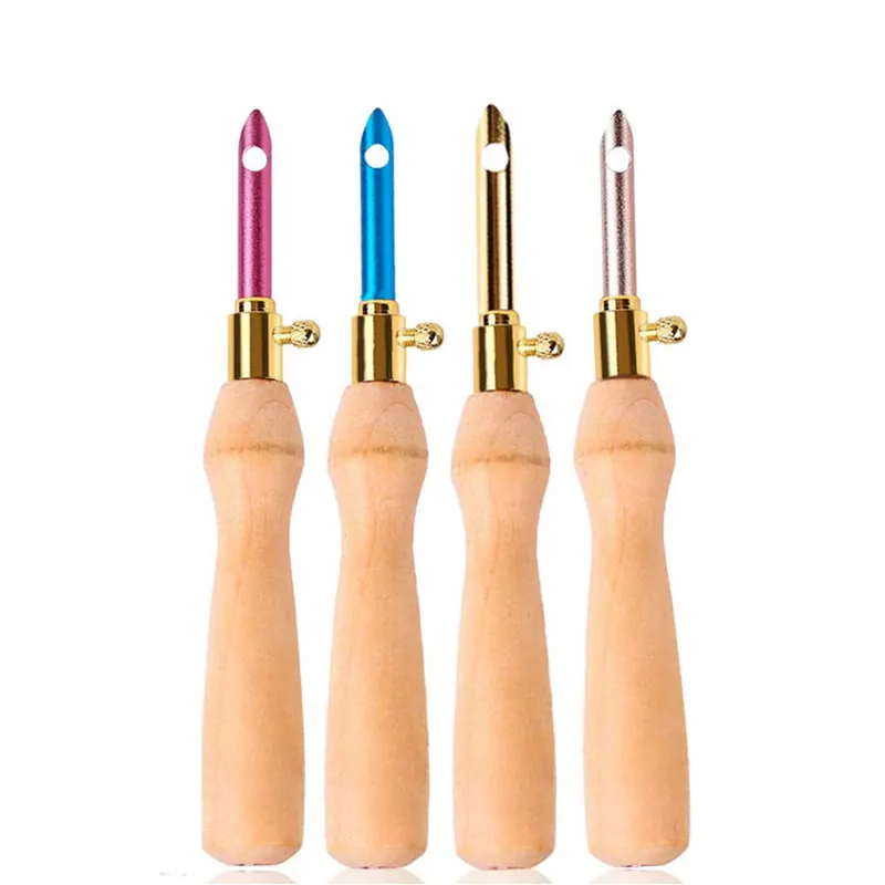 Jiwuo Wooden Handle Embroidery Felting Craft Punch Needle Pen Weaving Threader Set DIY Tool Sewing Accessories 
Jiwuo Wooden Handle Embroidery Felting Craft Punch Needle Pen Weaving Threader Set DIY Tool Sewing Accessories