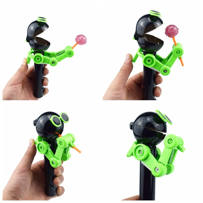 Kids Novelty Funny Fashion Lollipop Robot Children's Gags And Practical Jokes Lollipop Toy Fashion Hot Sell
Kids Novelty Funny Fashion Lollipop Robot Children's Gags And Practical Jokes Lollipop Toy Fashion Hot Sell
