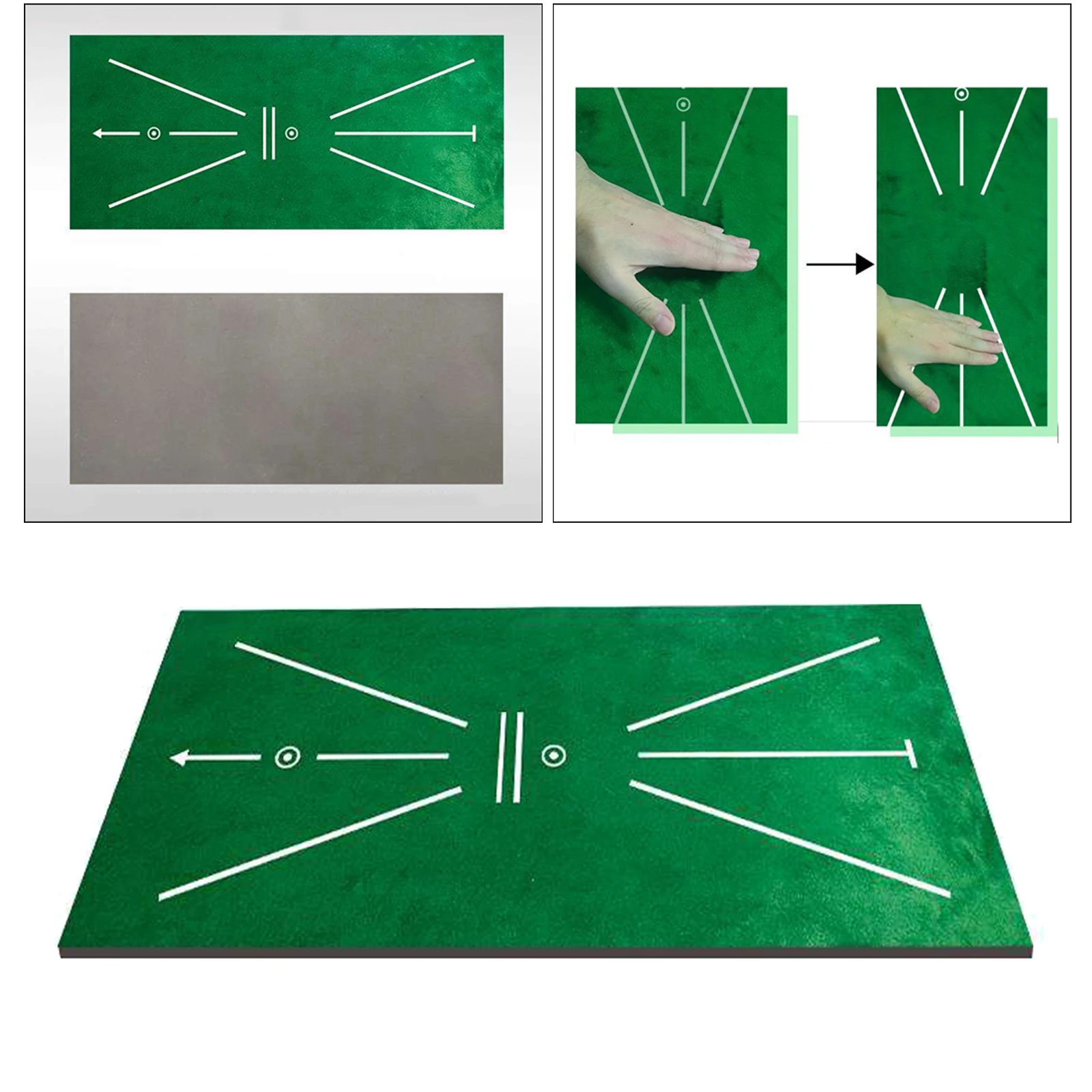 Коврик для обучения гольфу вспомогательный коврик мини-гольфу обнаружения