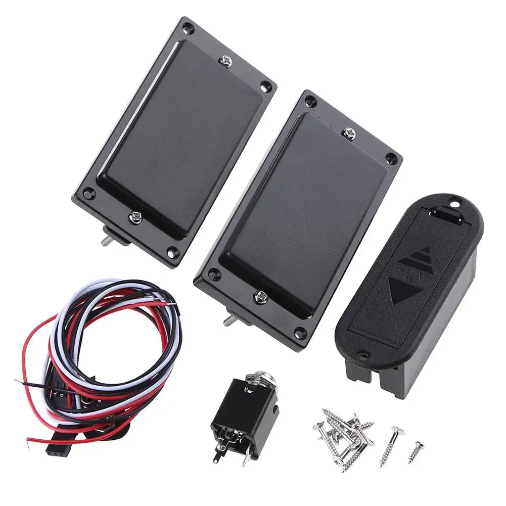2Pcs Closed Type Active Double Coil Humbucker Pickups Bridge and Neck Set for Electric Guitar Parts Accessories for dropshipping
2Pcs Closed Type Active Double Coil Humbucker Pickups Bridge and Neck Set for Electric Guitar Parts Accessories for dropshipping