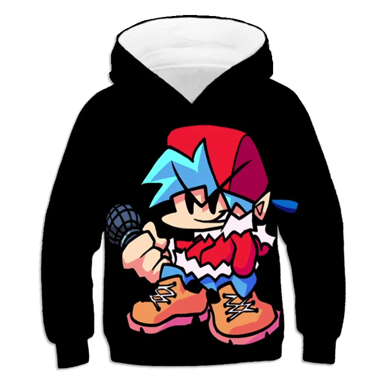 Friday Night Funkin Hoodie 3D Sweatshirt Long Sleeve boys girls Tracksuit Harajuku Streetwear 2021 Video Game Clothes baby top
Friday Night Funkin Hoodie 3D Sweatshirt Long Sleeve boys girls Tracksuit Harajuku Streetwear 2021 Video Game Clothes baby top