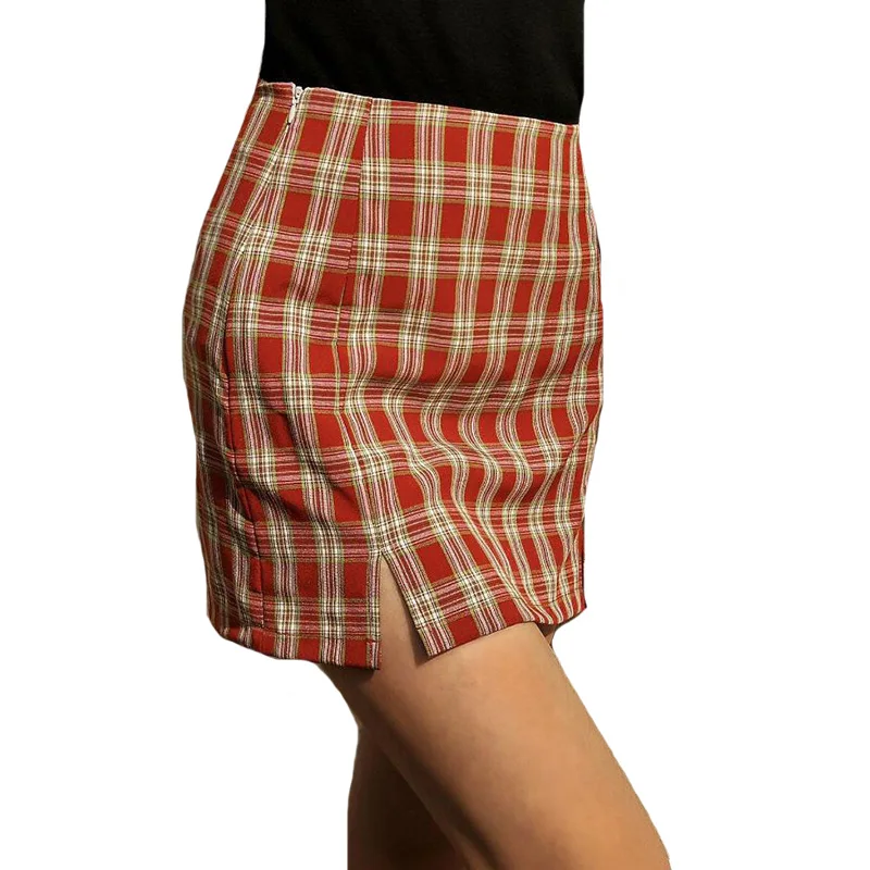NDUCJSI A-Line Harajuku Red Grid Short Mini SkirtSexy Skinny Elegant Summer Skirts High Waist Split Women Plaid Streetwear Slim
NDUCJSI A-Line Harajuku Red Grid Short Mini SkirtSexy Skinny Elegant Summer Skirts High Waist Split Women Plaid Streetwear Slim