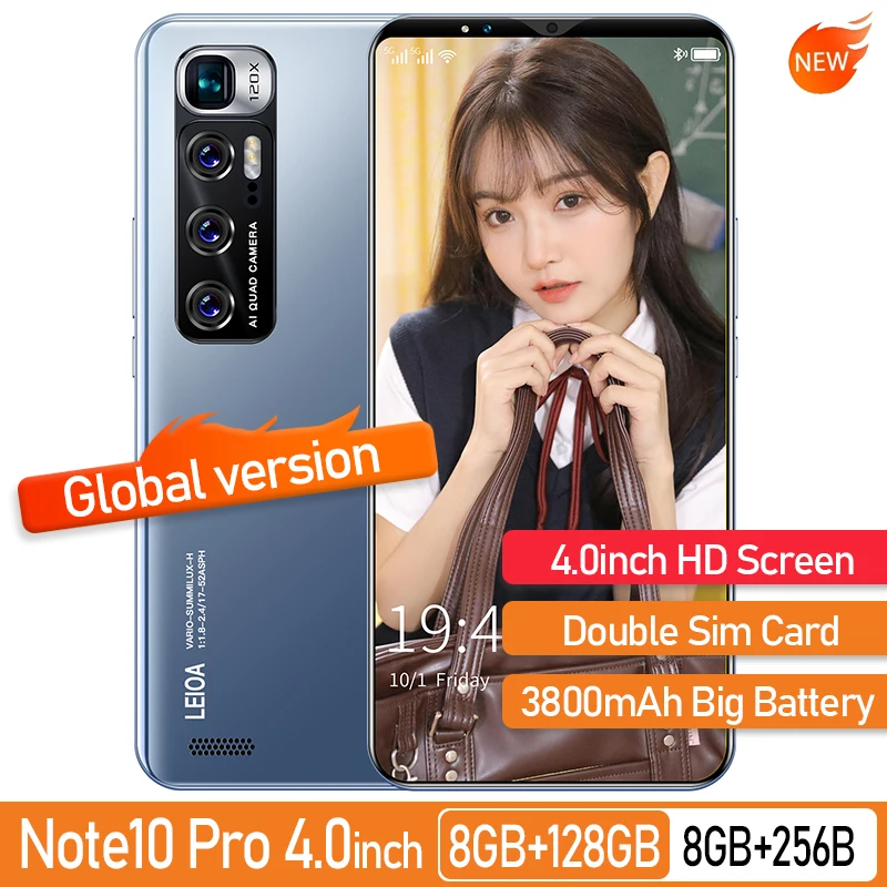 Radmi Note10 Pro 4.0 Inch Global Version Smartphone 12+512GB ROM 3800mAh Android 10.0 Unlocked 5G Mobilephone Support Google GPS
Radmi Note10 Pro 4.0 Inch Global Version Smartphone 12+512GB ROM 3800mAh Android 10.0 Unlocked 5G Mobilephone Support Google GPS