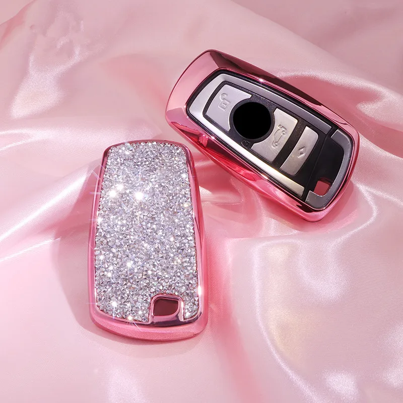 Luxury Diamond Car Key Cover Case For BMW 520 525 f30 f10 F18 118i 320i 1 3 5 7 Series X3 X4 M3 M4 M5 Chain for Girls Women Gift
Luxury Diamond Car Key Cover Case For BMW 520 525 f30 f10 F18 118i 320i 1 3 5 7 Series X3 X4 M3 M4 M5 Chain for Girls Women Gift
