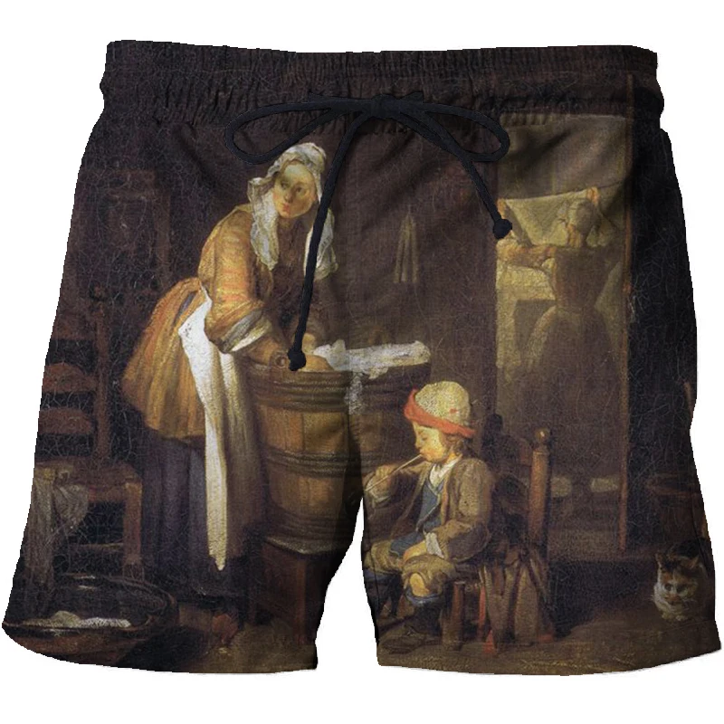 Men's shorts casual men's drawstring 3D printing men's world famous paintings summer fashion men's beach pants 2021 new
Men's shorts casual men's drawstring 3D printing men's world famous paintings summer fashion men's beach pants 2021 new