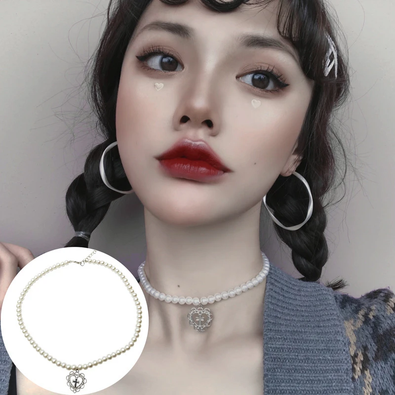 POTCET Unisex Stainless Steel Pearl Hollow Cross Titanium Steel Necklace Pendant Geometric Fashion Hip Hop Party Jewelry
POTCET Unisex Stainless Steel Pearl Hollow Cross Titanium Steel Necklace Pendant Geometric Fashion Hip Hop Party Jewelry