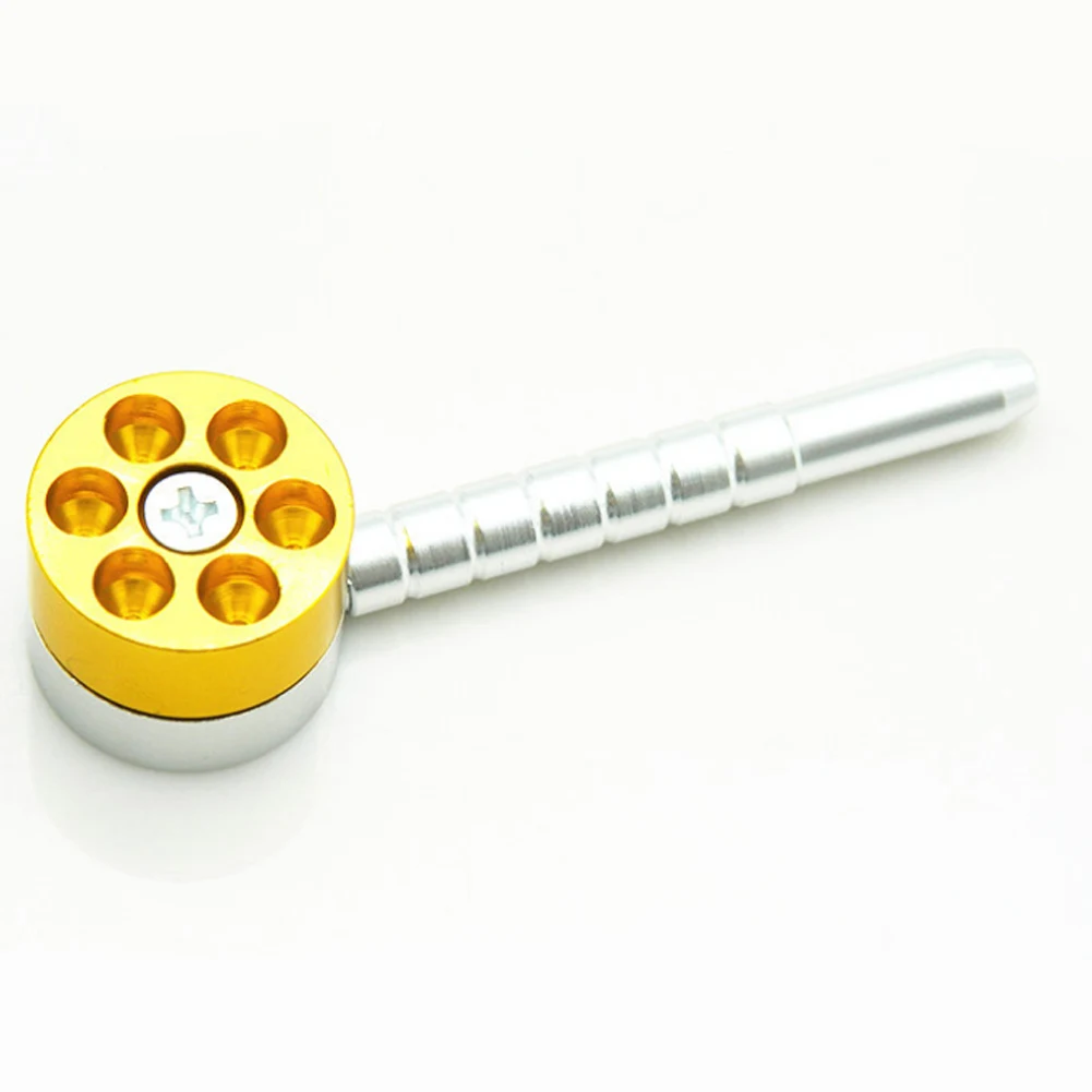 6 Shooters Revolver Tobacco Crusher Smoking Pipe Grinder 2 in1 Metal Alloy Pipe HFing
6 Shooters Revolver Tobacco Crusher Smoking Pipe Grinder 2 in1 Metal Alloy Pipe HFing