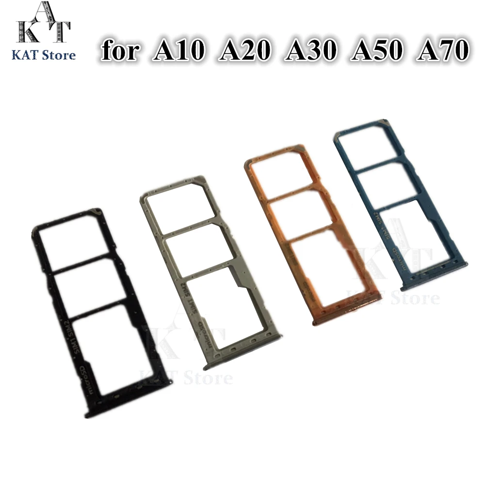 Держатель лотка для Sim карты запасная часть Samsung Galaxy A10 A105F A20 A205F A30 A305F A50 A70 Nano Micro SD 50