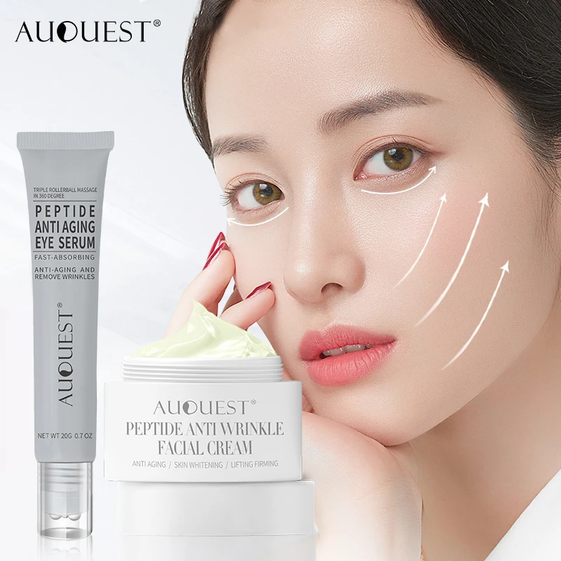 AuQuest Day & Night Cream Anti-wrinkle Aging Peptide Face Cream Eye Serum Essence for Face Skin Care Set
AuQuest Day & Night Cream Anti-wrinkle Aging Peptide Face Cream Eye Serum Essence for Face Skin Care Set
