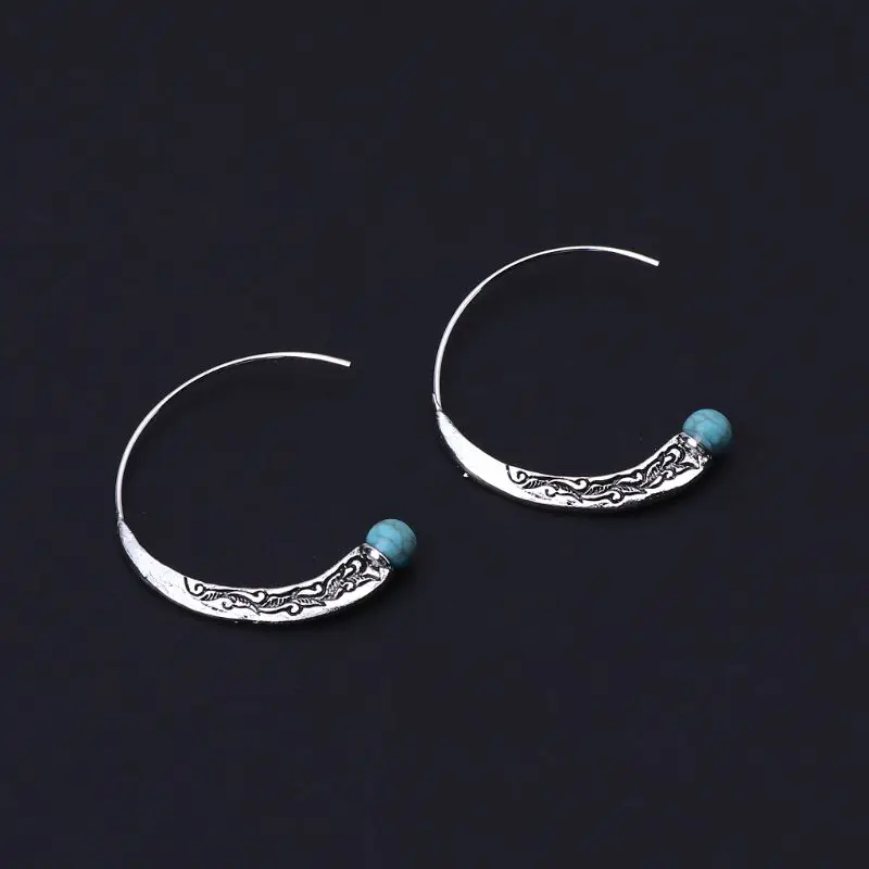 D2TD Hoops Boho Earrings Vintage Tibetan Gypsy Indian Bollywood Ethnic Earrings Women
D2TD Hoops Boho Earrings Vintage Tibetan Gypsy Indian Bollywood Ethnic Earrings Women