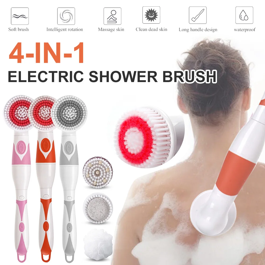 Skin care Electric Massage Bath Brush Back Scrubber for Shower Waterproof Body Brush with Long Handle Multi-functional Brush
Skin care Electric Massage Bath Brush Back Scrubber for Shower Waterproof Body Brush with Long Handle Multi-functional Brush