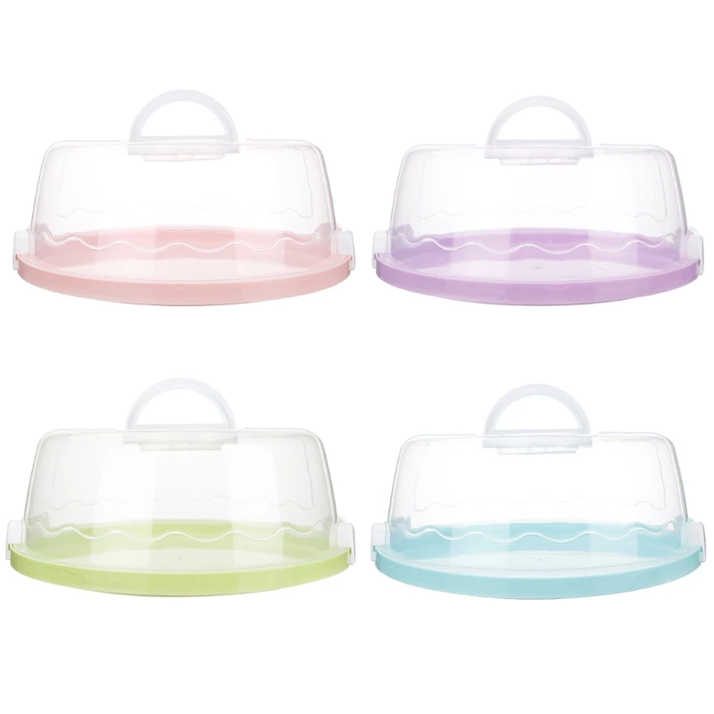 Portable Plastic Round Cake Box Cupcake Dessert Container Case Sealing Handheld Carrier Wedding Birthday Kitchen Supplies
Portable Plastic Round Cake Box Cupcake Dessert Container Case Sealing Handheld Carrier Wedding Birthday Kitchen Supplies