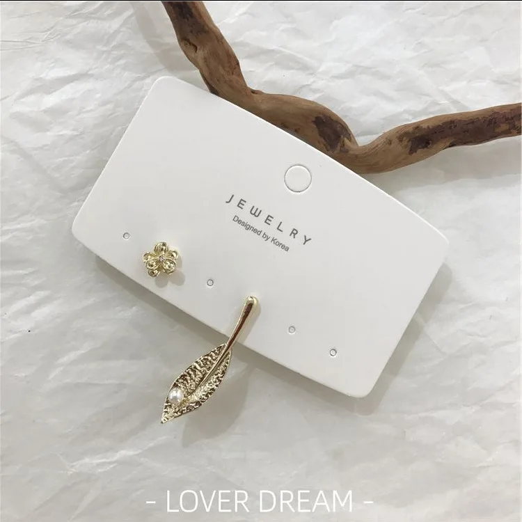 2020 New Korean Vintage Earrings For Women Gold Flower Earrings With Pearl Leaf Asymmetric Earrings Fashion Jewelry
2020 New Korean Vintage Earrings For Women Gold Flower Earrings With Pearl Leaf Asymmetric Earrings Fashion Jewelry