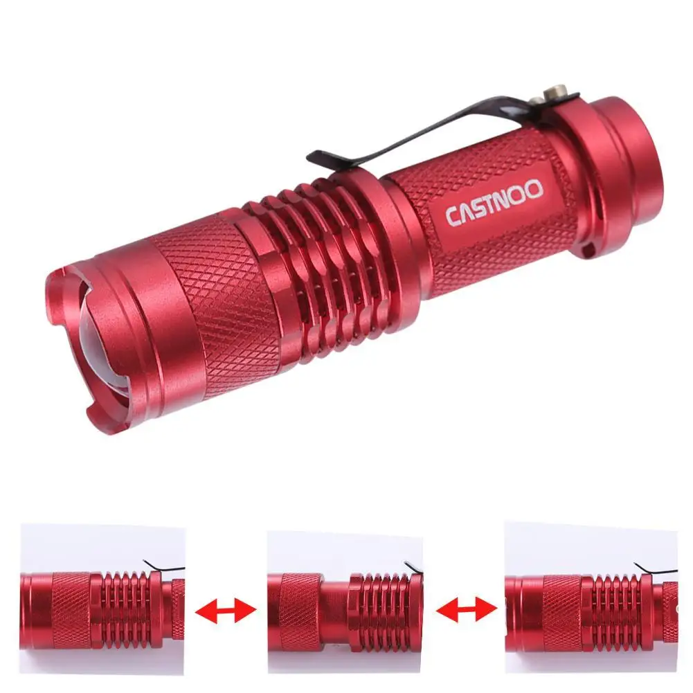 3500 LM Castnoo Q5 14500 AA 3 Modes Zoomable LED Flashlight MINI Torch
3500 LM Castnoo Q5 14500 AA 3 Modes Zoomable LED Flashlight MINI Torch