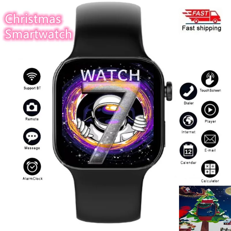 Christmas Bluetooth 5.0Call Smart Watch1.69 Inch DIY Dail Men Women Smartwatch Wireless Charging Fitness Bracelet IWO13 Series 7
Christmas Bluetooth 5.0Call Smart Watch1.69 Inch DIY Dail Men Women Smartwatch Wireless Charging Fitness Bracelet IWO13 Series 7