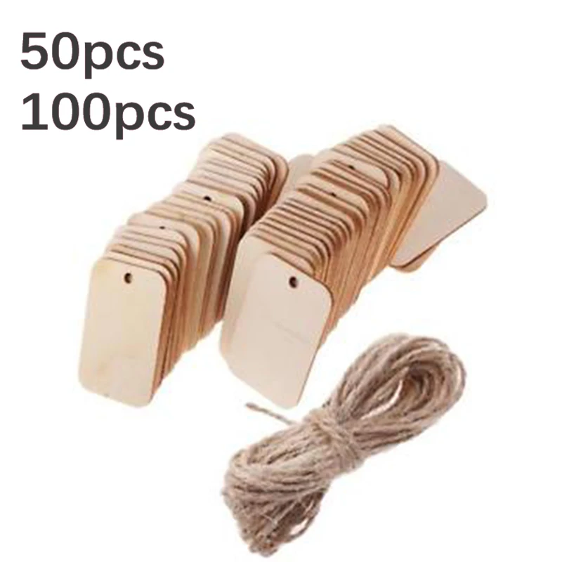 50pcs Wooden Label Unfinished Rectangle Blank Wooden Chip Wedding Party Gift Tags Hanging Label For Christmas Tree
50pcs Wooden Label Unfinished Rectangle Blank Wooden Chip Wedding Party Gift Tags Hanging Label For Christmas Tree