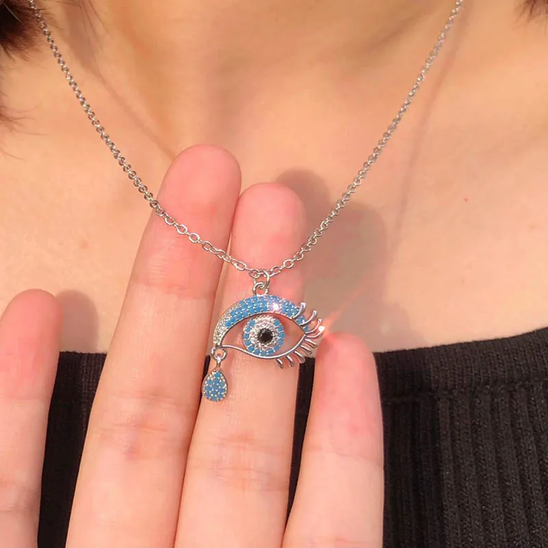 Evil Eye Pendant Necklace for Women Vintage Boho Gold Color Women's Neck Vhain Stainless Steel Lucky Jewerly Gift Bijoux femme
Evil Eye Pendant Necklace for Women Vintage Boho Gold Color Women's Neck Vhain Stainless Steel Lucky Jewerly Gift Bijoux femme