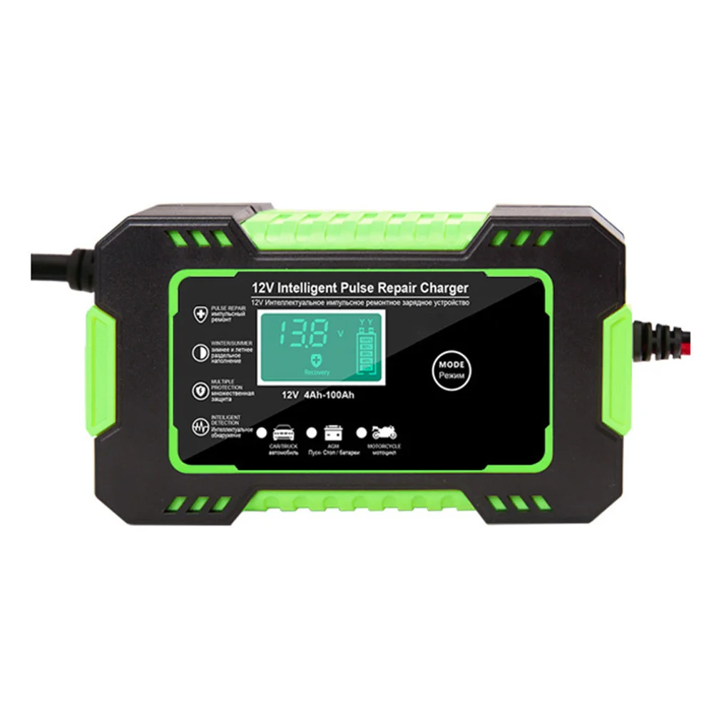Intelligent Car Motorcycle Battery Charger 12V 6A for Auto Moto Lead Acid AGM Gel VRLA Smart Charging 6A 12V Digital LCD Display
Intelligent Car Motorcycle Battery Charger 12V 6A for Auto Moto Lead Acid AGM Gel VRLA Smart Charging 6A 12V Digital LCD Display