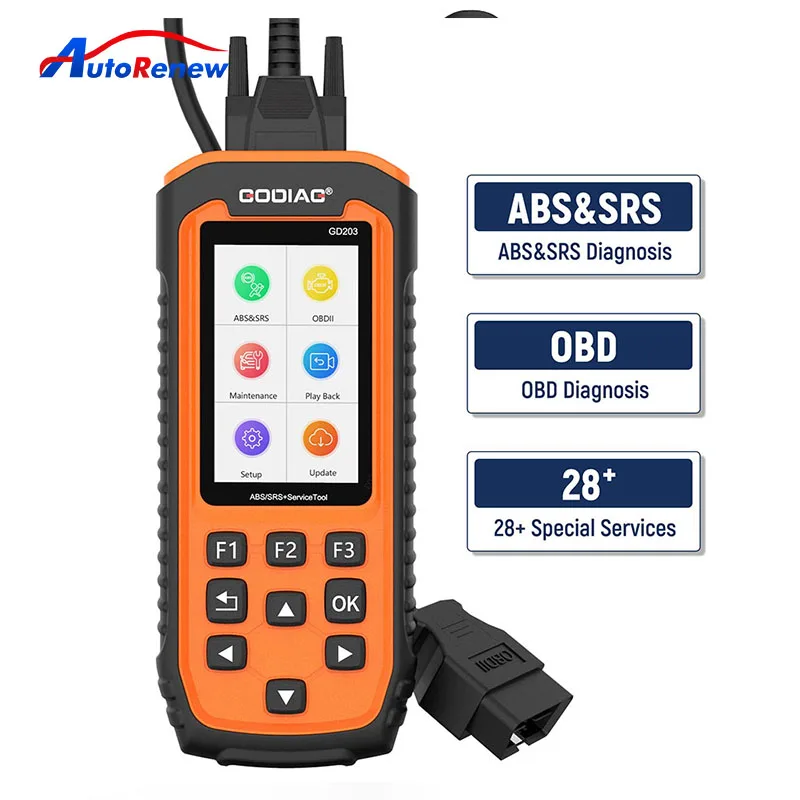 Диагностический инструмент GODIAG GD203 ABS/SRS OBD2, прибор для диагностики автомобиля, с 28 функциями сброса обслуживания, бесплатное обновление онл...
Диагностический инструмент GODIAG GD203 ABS/SRS OBD2, прибор для диагностики автомобиля, с 28 функциями сброса обслуживания, бесплатное обновление онл...