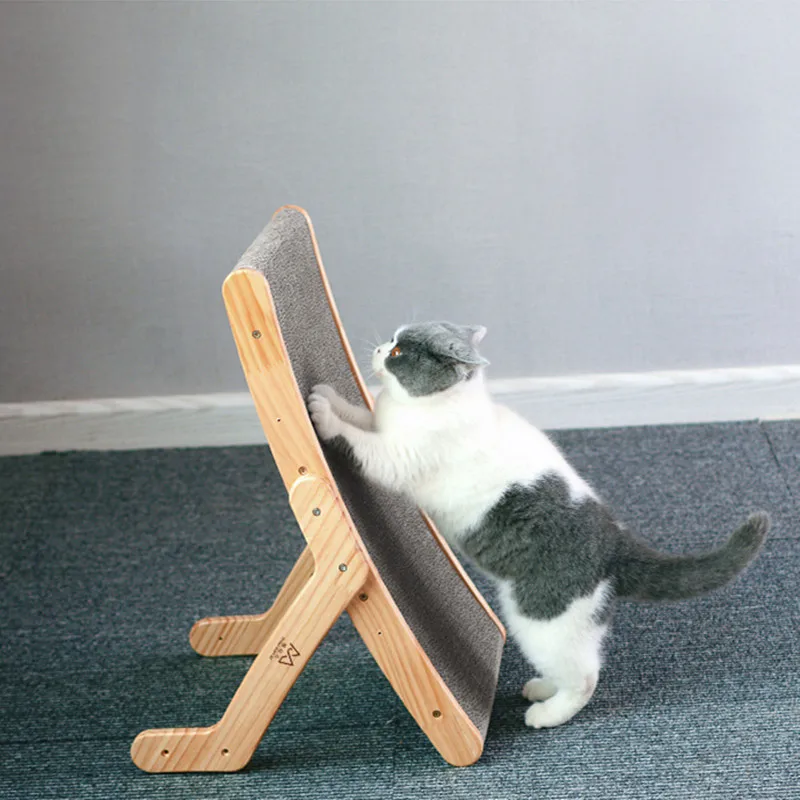 Cat Scratcher Wood Solid Cat Scratch Toy Board Claw Grinder Corrugated Cardboard Nest Vertical Sofa Protector for Cats Kitten 
Cat Scratcher Wood Solid Cat Scratch Toy Board Claw Grinder Corrugated Cardboard Nest Vertical Sofa Protector for Cats Kitten
