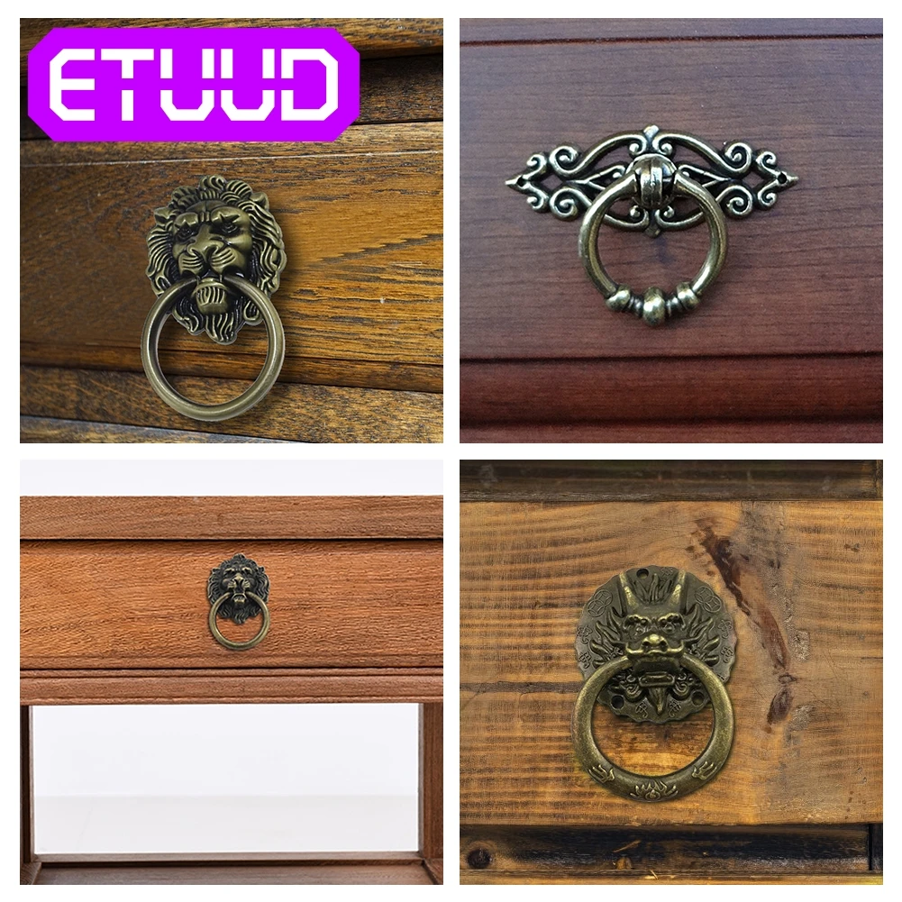 Head Drawer Cabinet Door Pull Vintage Dragon Drawer Knobs Head Lion Handle Ring Hardware Dresser Retro Dragon furniture handles
Head Drawer Cabinet Door Pull Vintage Dragon Drawer Knobs Head Lion Handle Ring Hardware Dresser Retro Dragon furniture handles