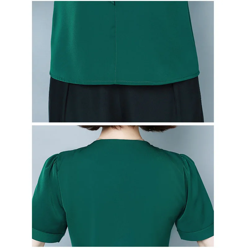 Fashion Ruffles Women Tops and Blouses 2021 Summer Elegant Loose Solid Short Sleeves V-neck Chiffon Blouse Ladies Blusas 9048 50
Fashion Ruffles Women Tops and Blouses 2021 Summer Elegant Loose Solid Short Sleeves V-neck Chiffon Blouse Ladies Blusas 9048 50
