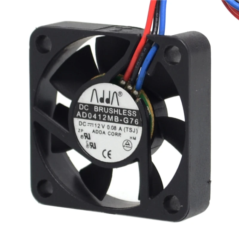 2 шт. ADDA AD0412MB G76 4010 4 см 40 мм DC12V 0.08A крайне низкий уровень шума вентилятора uble